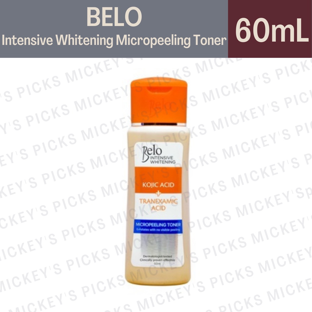 Belo, Intensive Withening Micropeeling Toner, Kojic Acid + Tranexamic ...