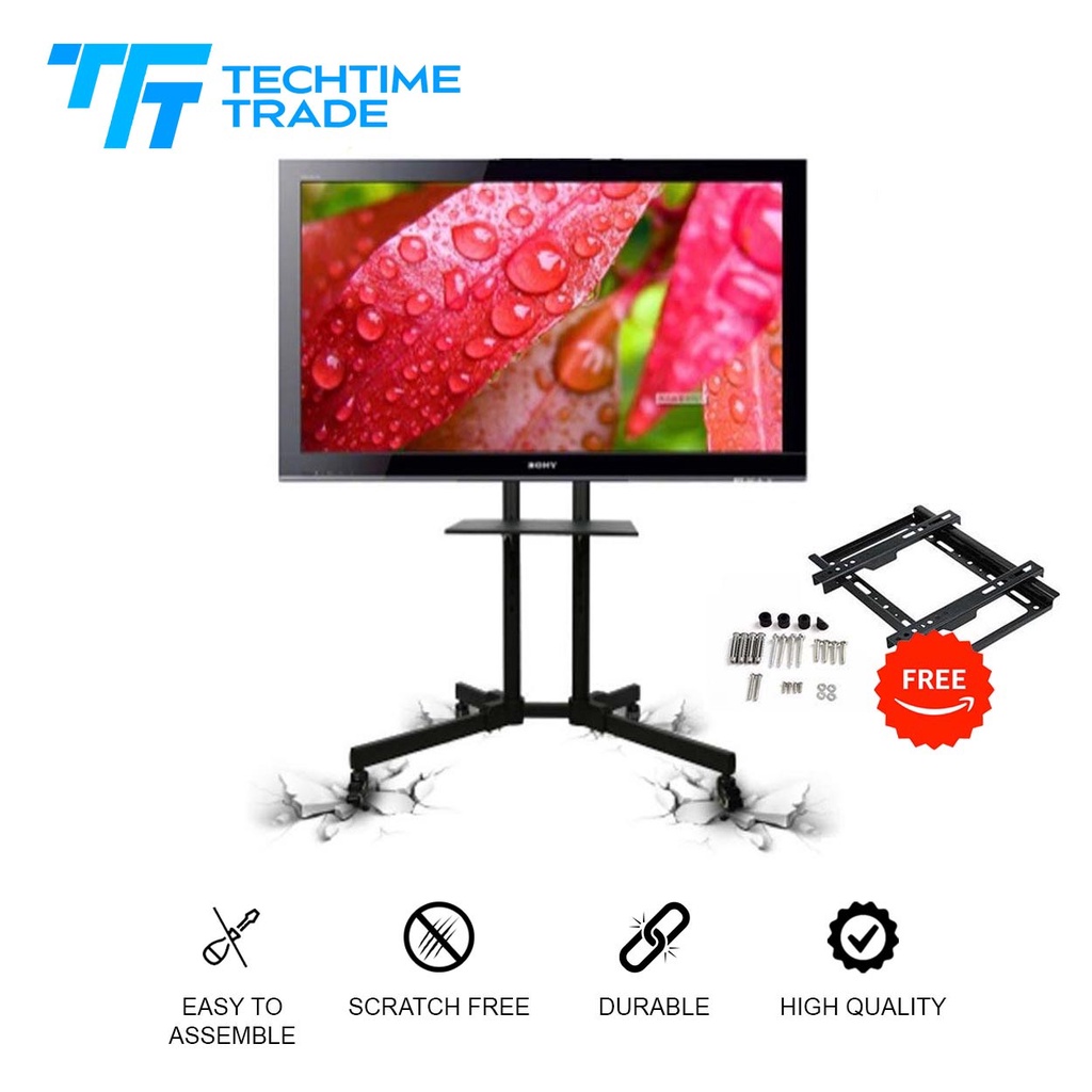 techtime-trade-high-class-universal-movable-lcd-tv-stand-for-32-65-inch