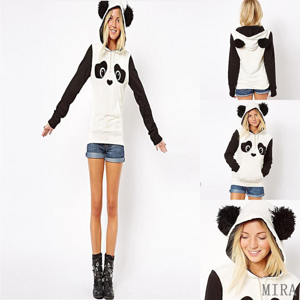 fluffy panda hoodie