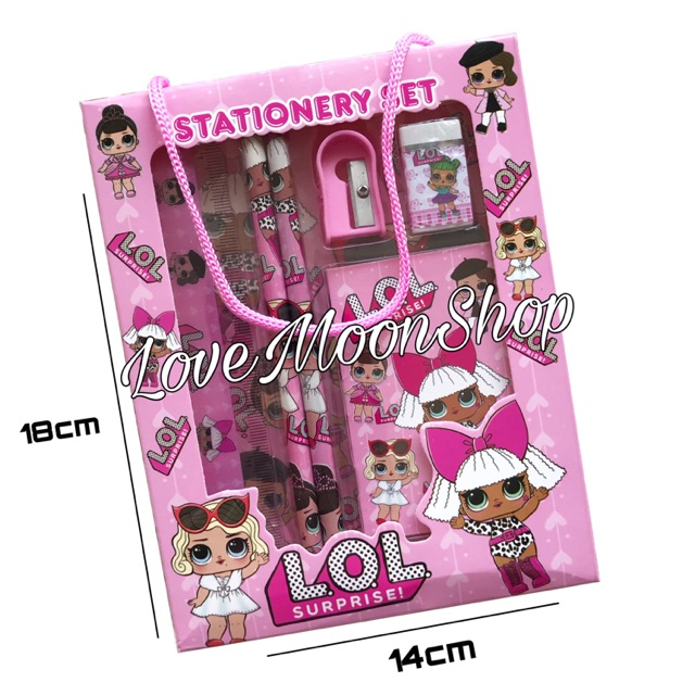 lol doll stationery set