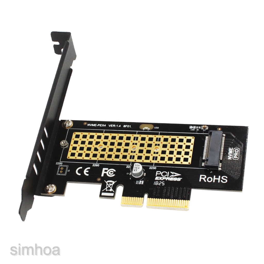 Nvme Pcie Adapter M 2 Nvme Ssd To Pci Express 3 0 X4 Host Expansion ...