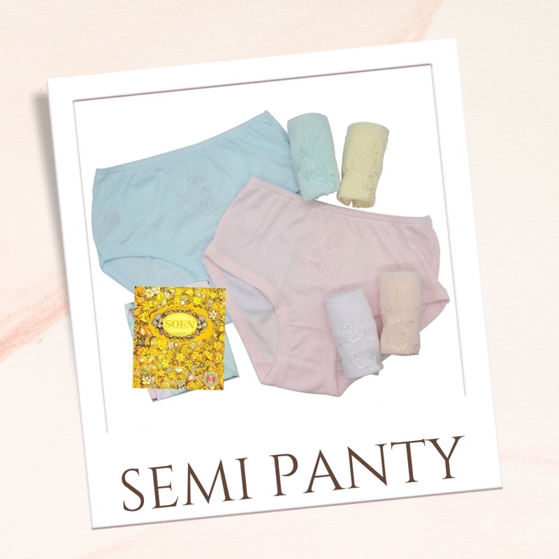 ORIGINAL SOEN PANTY (SEMI PANTY) Shopee Philippines