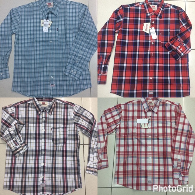 mens levi long sleeve shirts