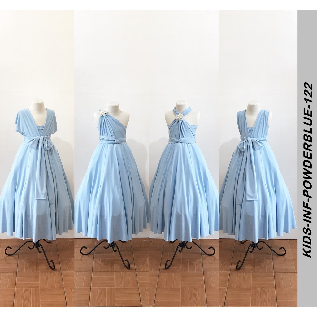POWDER BLUE INFINITY DRESS FOR ADULT 