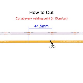 384LEDs per Meter Ultra Thin 5mm FOB LED Strip Soft Flexible COB Tape 12V 24V 3000K 4000K 6000K Warm Natural Cool White Color for Indoor House Decorative Lighitng 1m 2m 3m 4m 5m #2