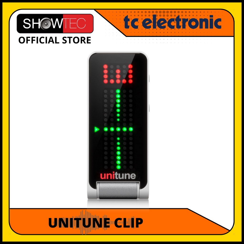 TC Electronic UNITUNE CLIP ClipOn Tuner with Strobe and Chromatic
