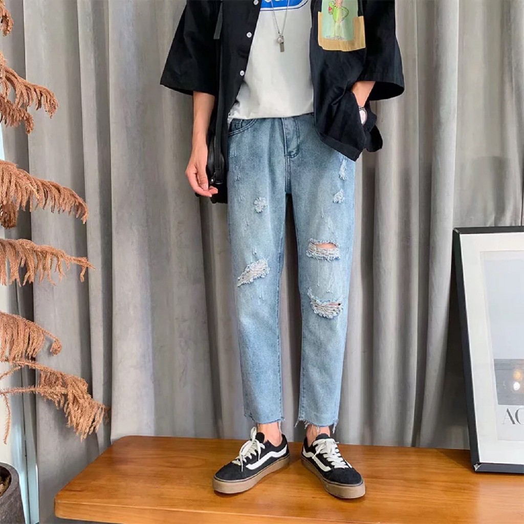 boyfriend jeans male