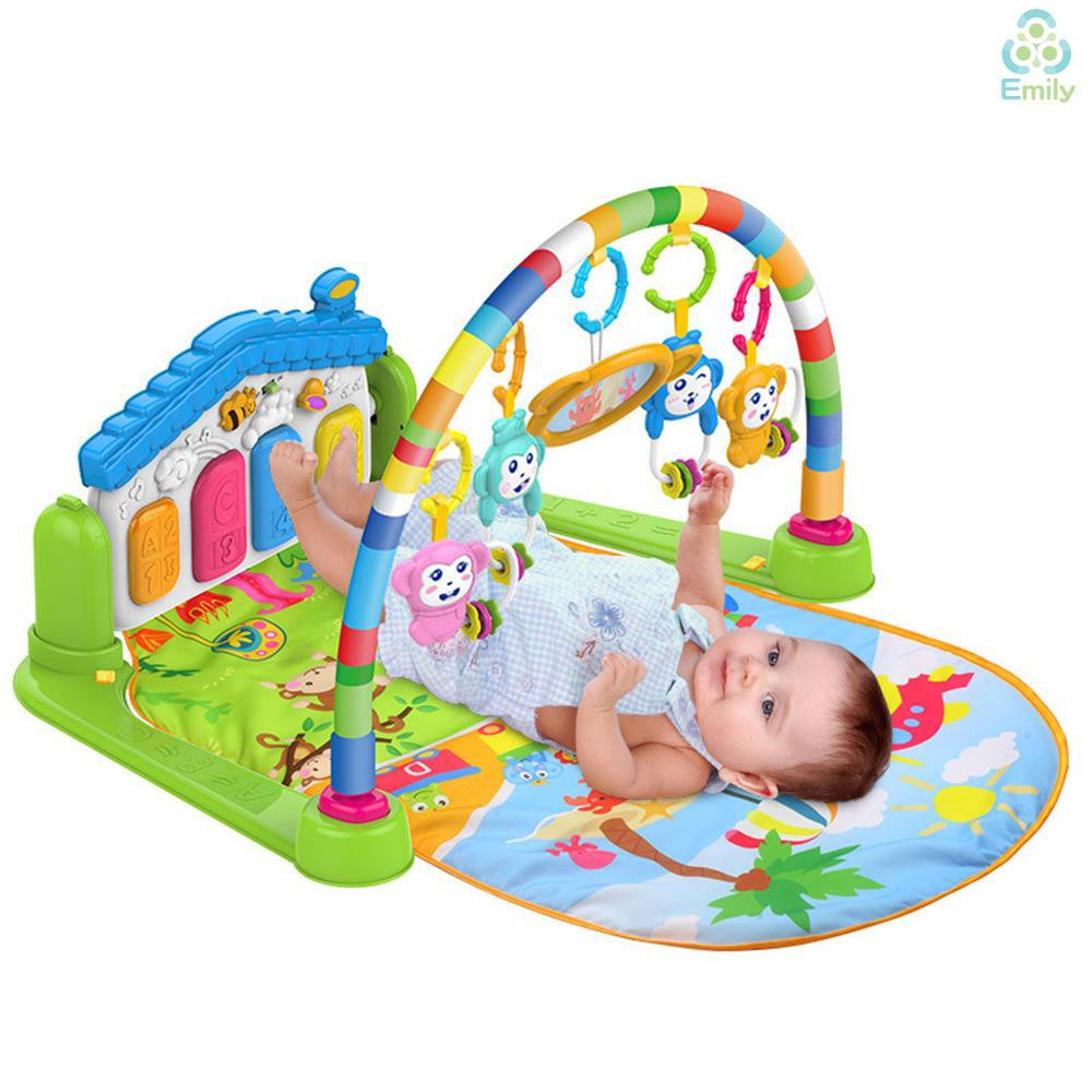 2 in 1 Baby Kick and Play Piano Gym Mat 
