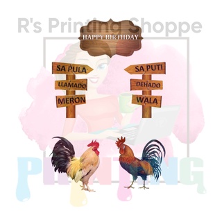 Sabong Cake Toppers Free Edit Of Name Shopee Philippines