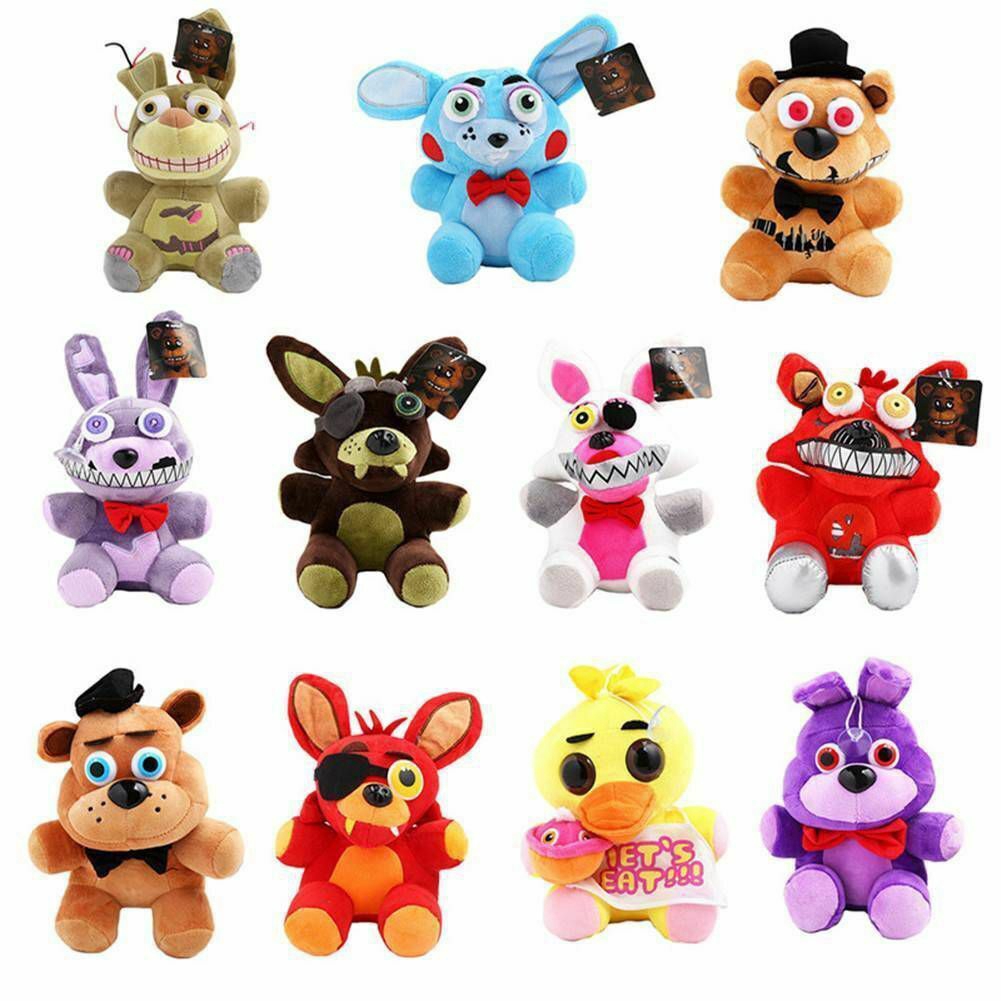 Ready Stock 18cm Stuffed Toy FNAF Five Nights At Freddy's Plush Toy ...