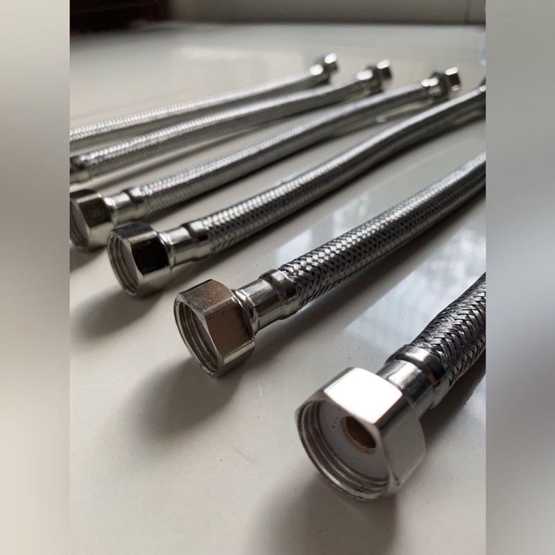 Hawk Flexible Hose 30cm 1/2 x 1/2 Pure Stainless Quality Shopee