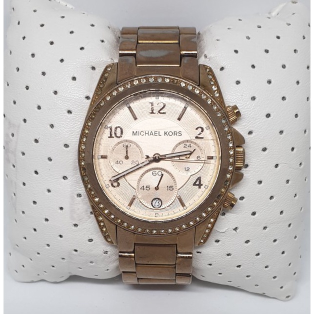 Michael Kors Blair Chronograph Rose Gold Watch MK5263 #TSEwatches | Shopee  Philippines