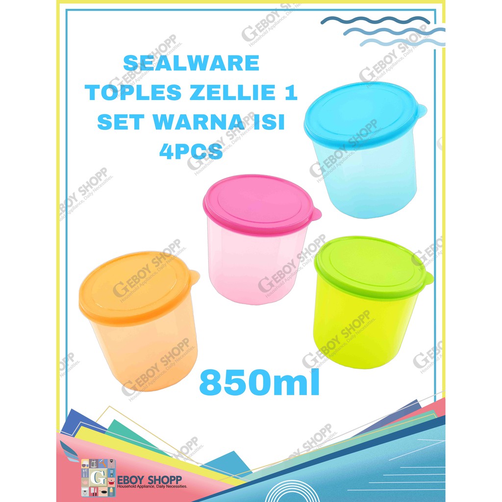 Zellie Seal Jar 1set 850ml Color Shopee Philippines