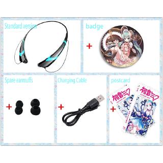 Hatsune Miku Anime Headphones Outdoor Sports Wireless MIKU ...