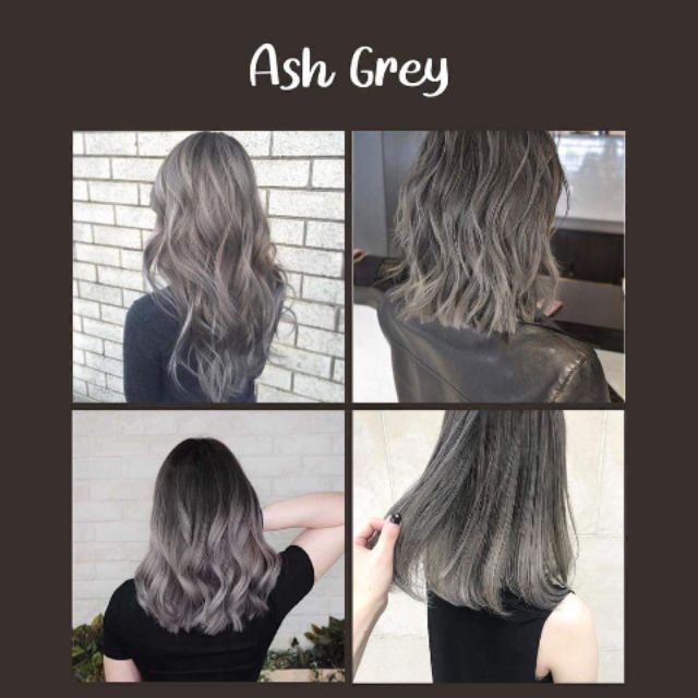 Ash Grey Hair Dye + Bleach Shopee Philippines