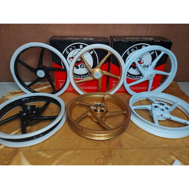 G-ren slim mags1.85*17 2.15*17 and Enkei slim mags for sniper150