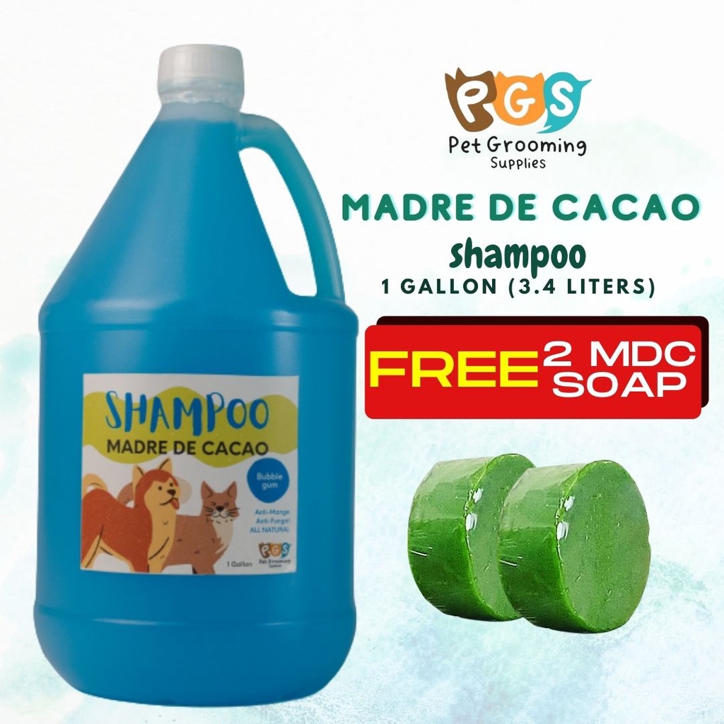 COD PET Shampoo Bubble Gum Scent 1 Gallon with Free 2 MDC Soap Cat