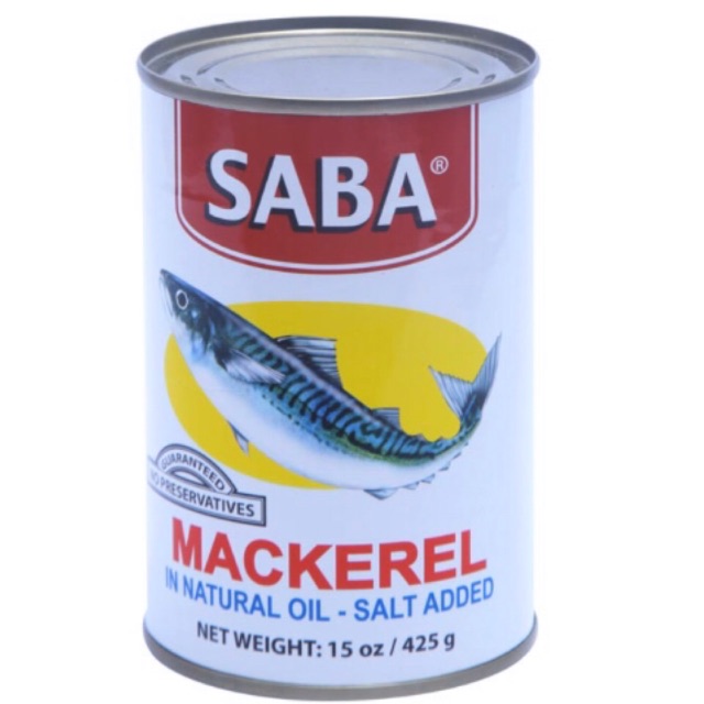 Saba Mackerel In Natural Oil 425g Shopee Philippines