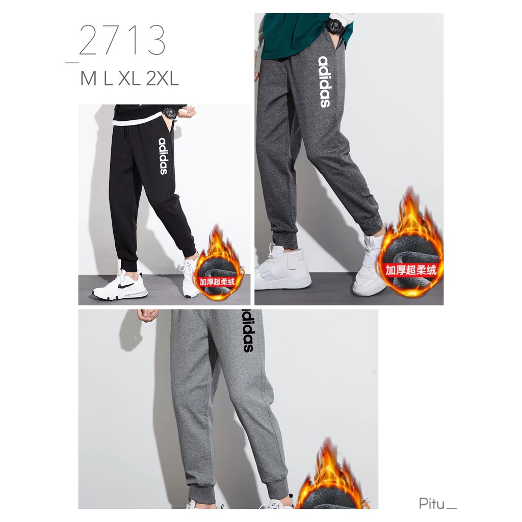 adidas joggers with zippers