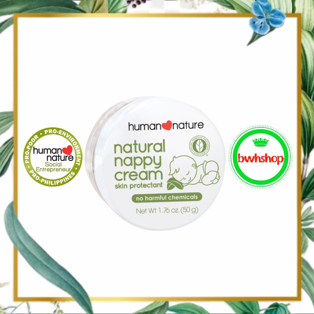 Human Nature Nappy Cream AntiRash Shopee Philippines