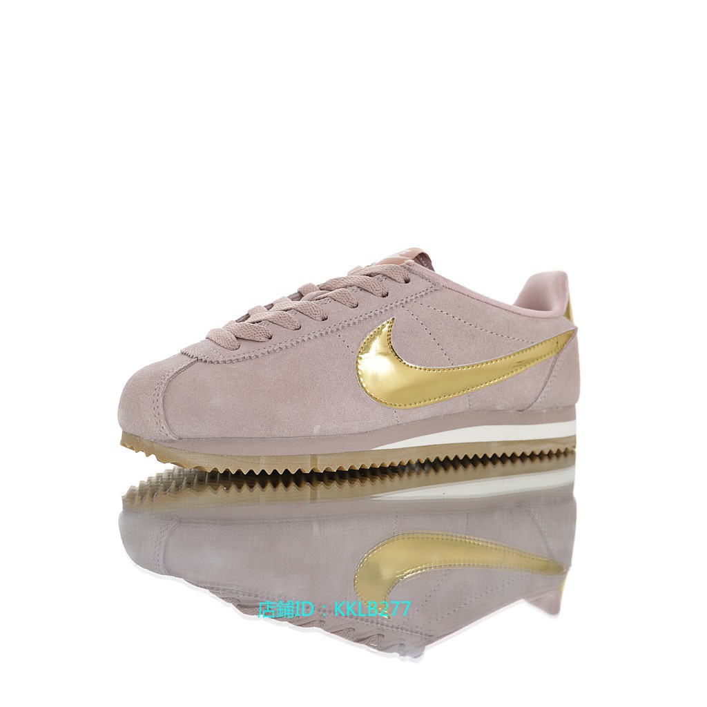nike cortez taupe gold
