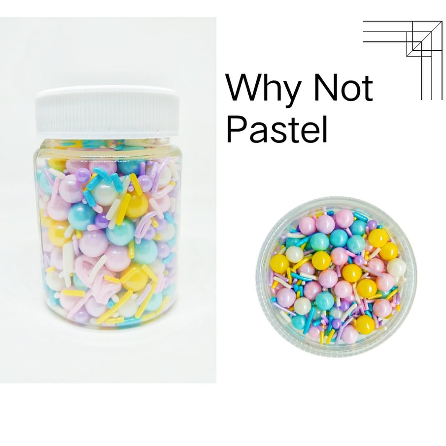 Edible Special Sprinkles Dragees Pearls Nonpareils Confetti 50g | Shopee  Philippines