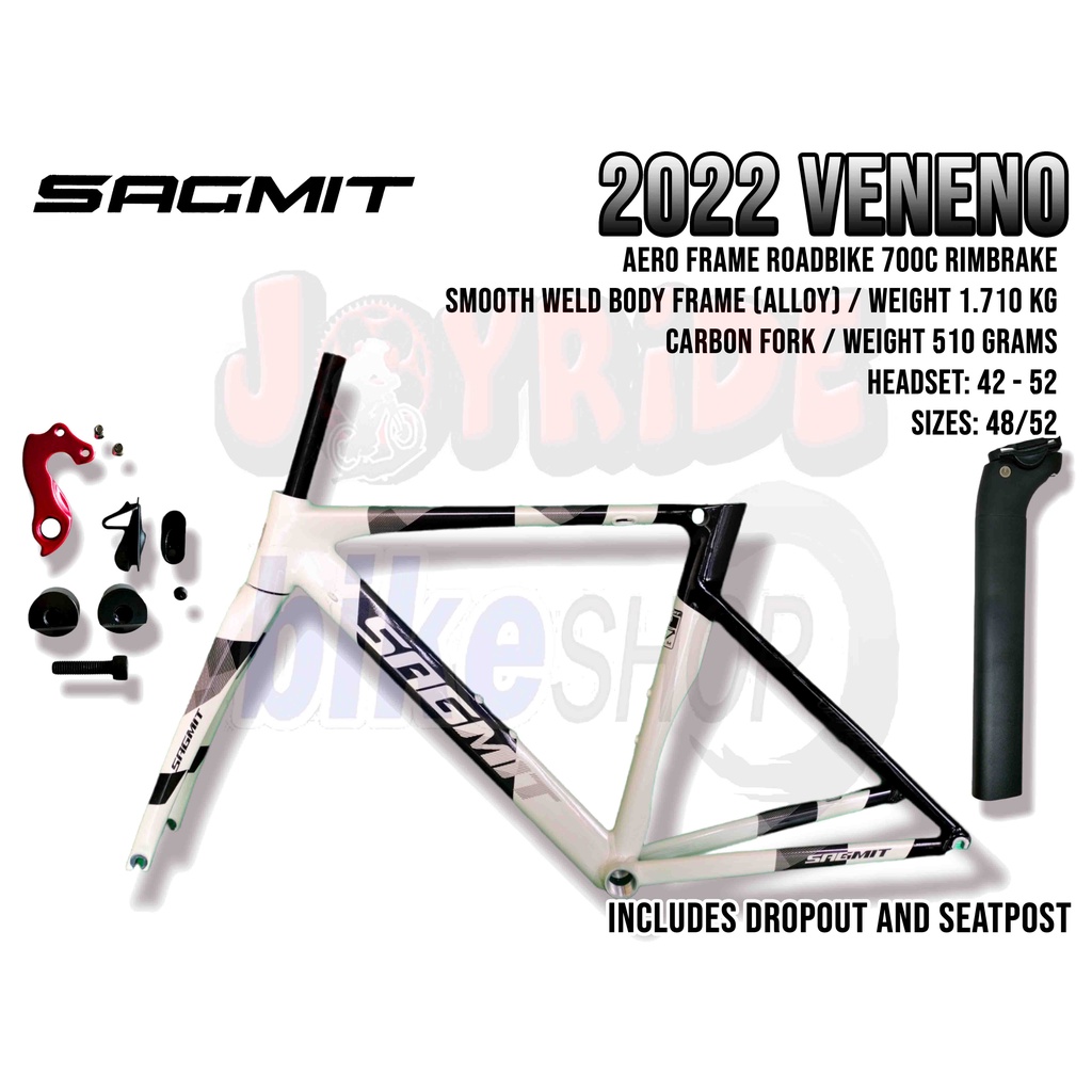 SAGMIT VENENO FRAME (ROADBIKE) (RIMBRAKE) (AERO FRAME) (CARBON FORK ...