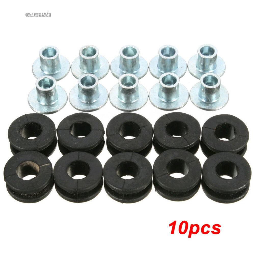 colorful rubber grommets