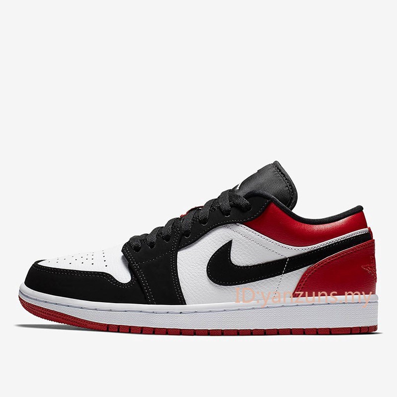 air jordan 1 low black and red