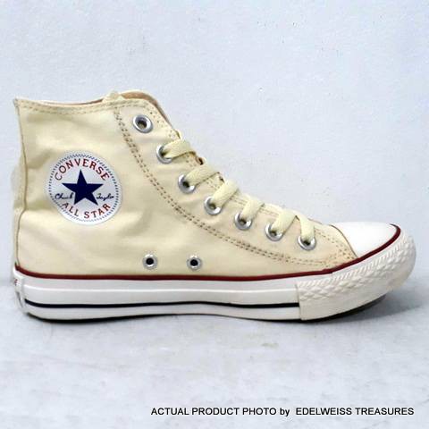 converse high cut beige