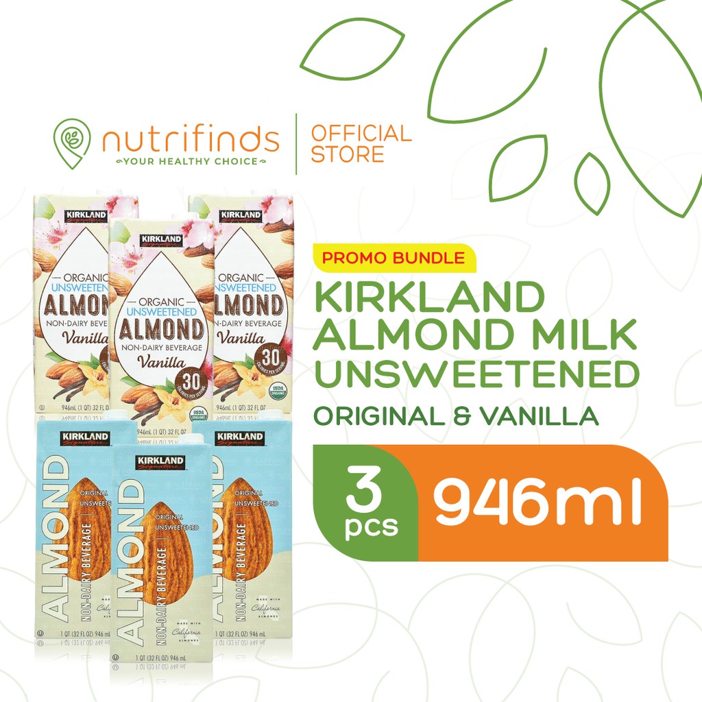 Kirkland Signature™ Organic Almond Milk SET of 3 Shopee Philippines