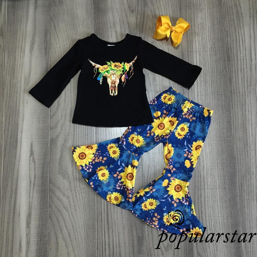 kids sunflower outfit