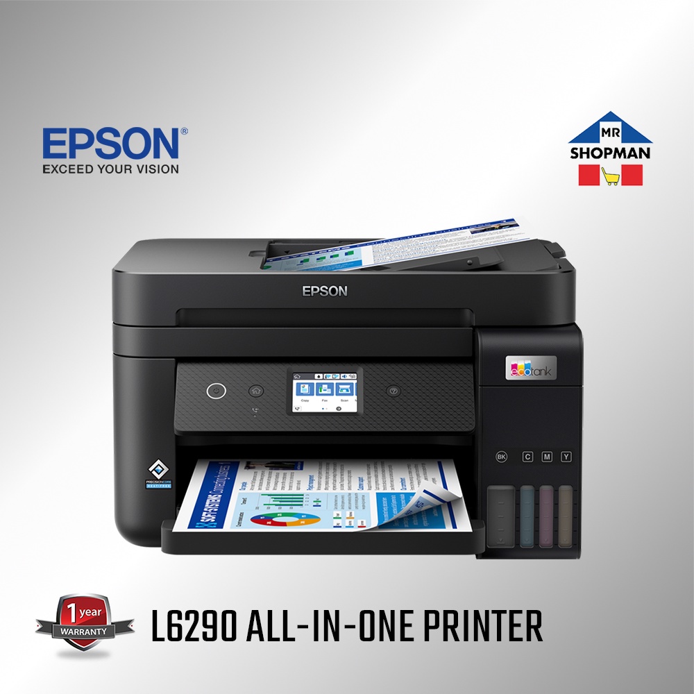 Epson EcoTank L6290 A4 WiFi Duplex AllinOne Ink Tank Printer with