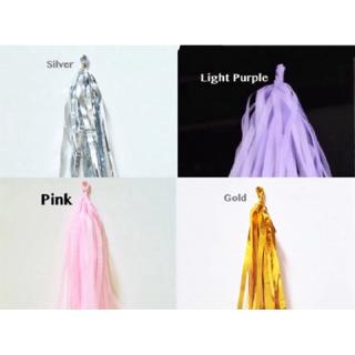 5Pc Paper Tissue Wall Poms Tassel Garland Bunting Wedding Party Venue Decoration #3
