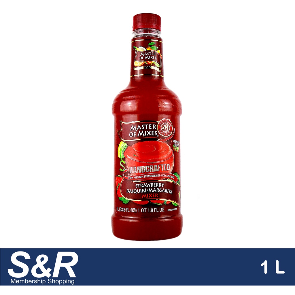 Master of Mixes Strawberry Daiquiri Margarita Mixer 1L Shopee Philippines