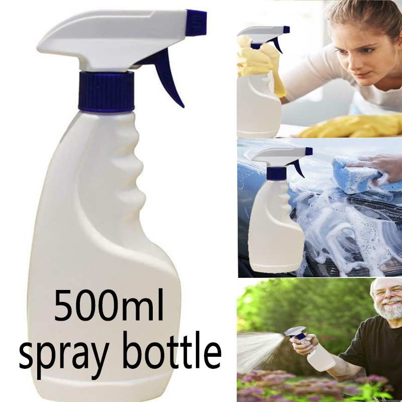 2PCS 500mL Spray Bottle Leak Proof Large Capacity Air Pressure Spray Bottle for Home Kitchen Cleaning Disinfection Garden Watering