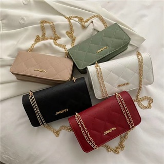 Yvon #2083 Korean Cute Leather Chain Sling bags for women embroidery Gift small Fashion Shoulder New