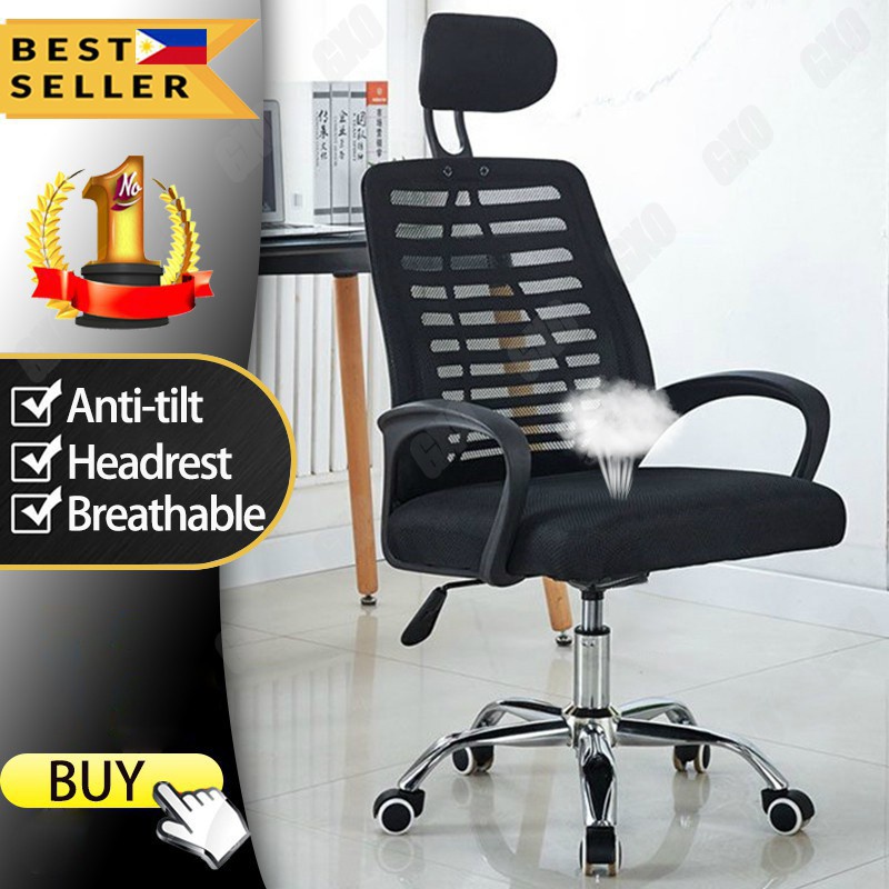 Office Chair Adjustable Height 360 Rotat Mesh Comfortable and