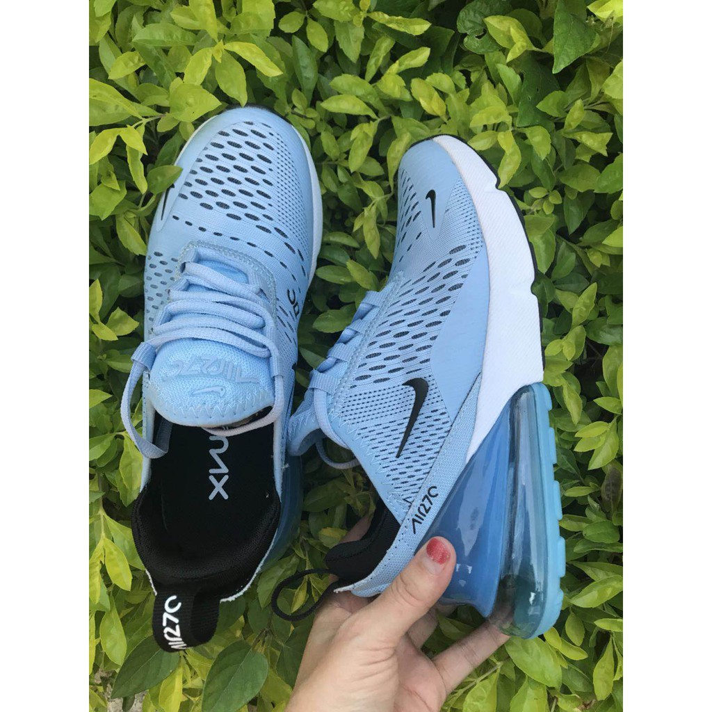 light blue running shoes