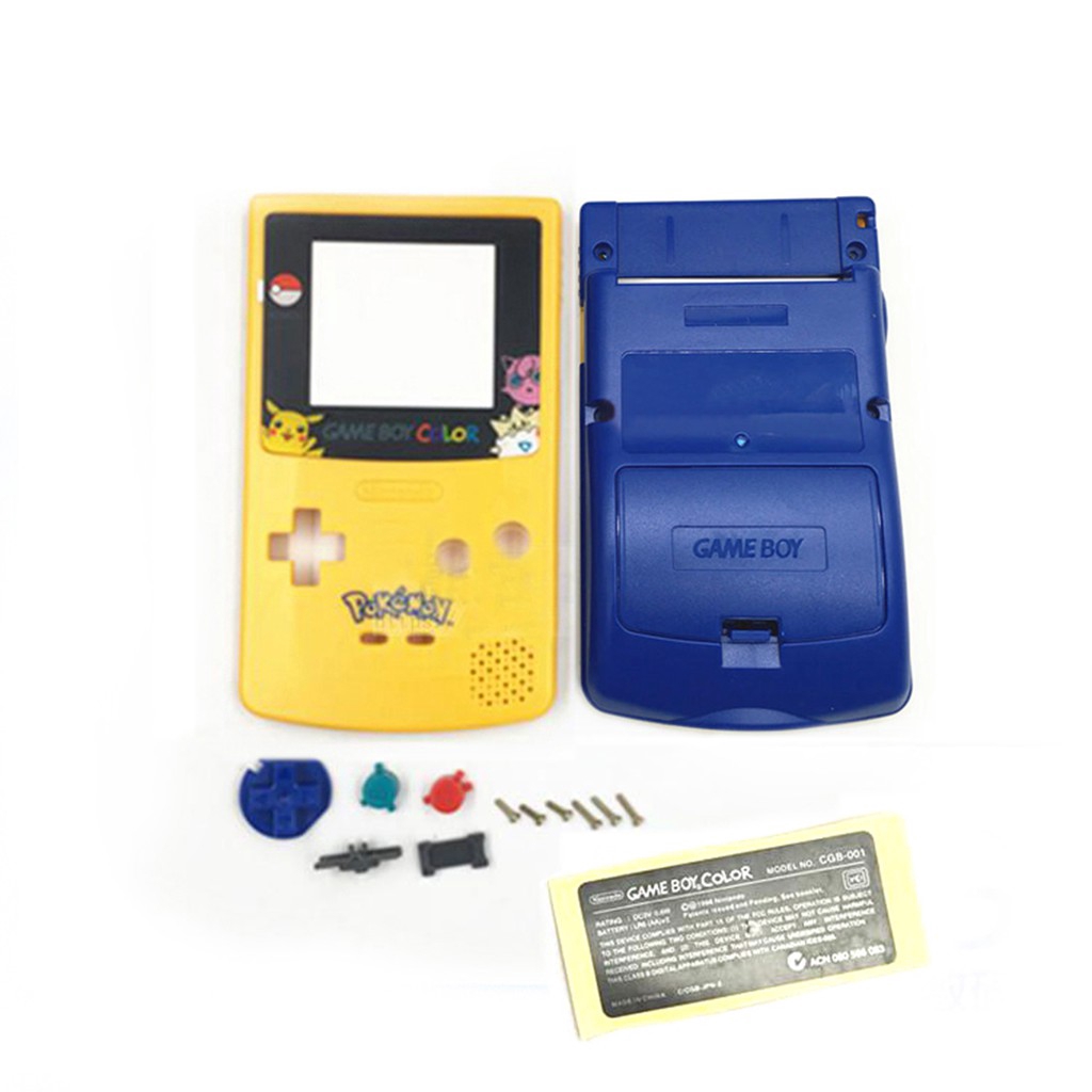 For Gameboy Color Console Protective Case Gbc Shell Pikachu Pokemon Cover Shopee Philippines