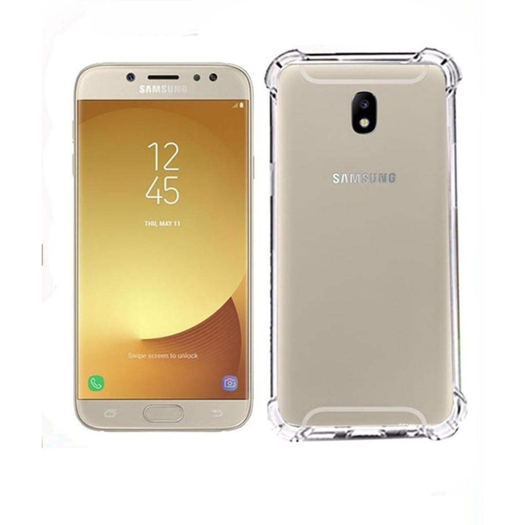 Anticrack Samsung J2 Pro J3 Pro J5 Pro J7 Pro Silicone Case Softcase Clear Jelly Transparent Soft Shopee Philippines