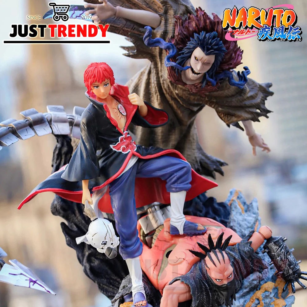42cm Anime Gk Naruto Akatsuki Sasori Action Figure Pvc Sasori Jade