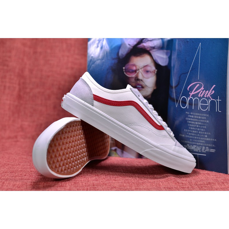 vans style 36 decon sf red