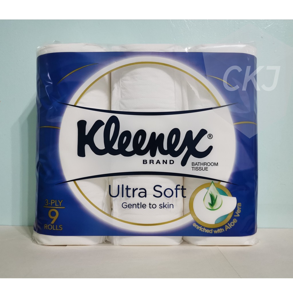 Kleenex Ultra Soft Bathroom Tissue 3Ply (9 Rolls) Shopee Philippines