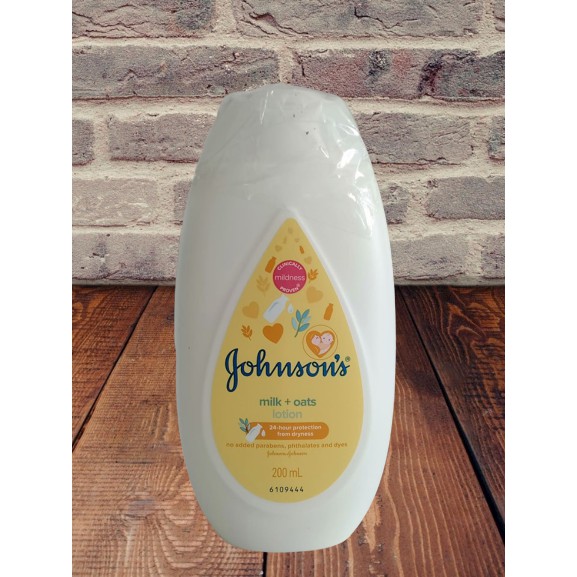 johnson's milk and oats lotion