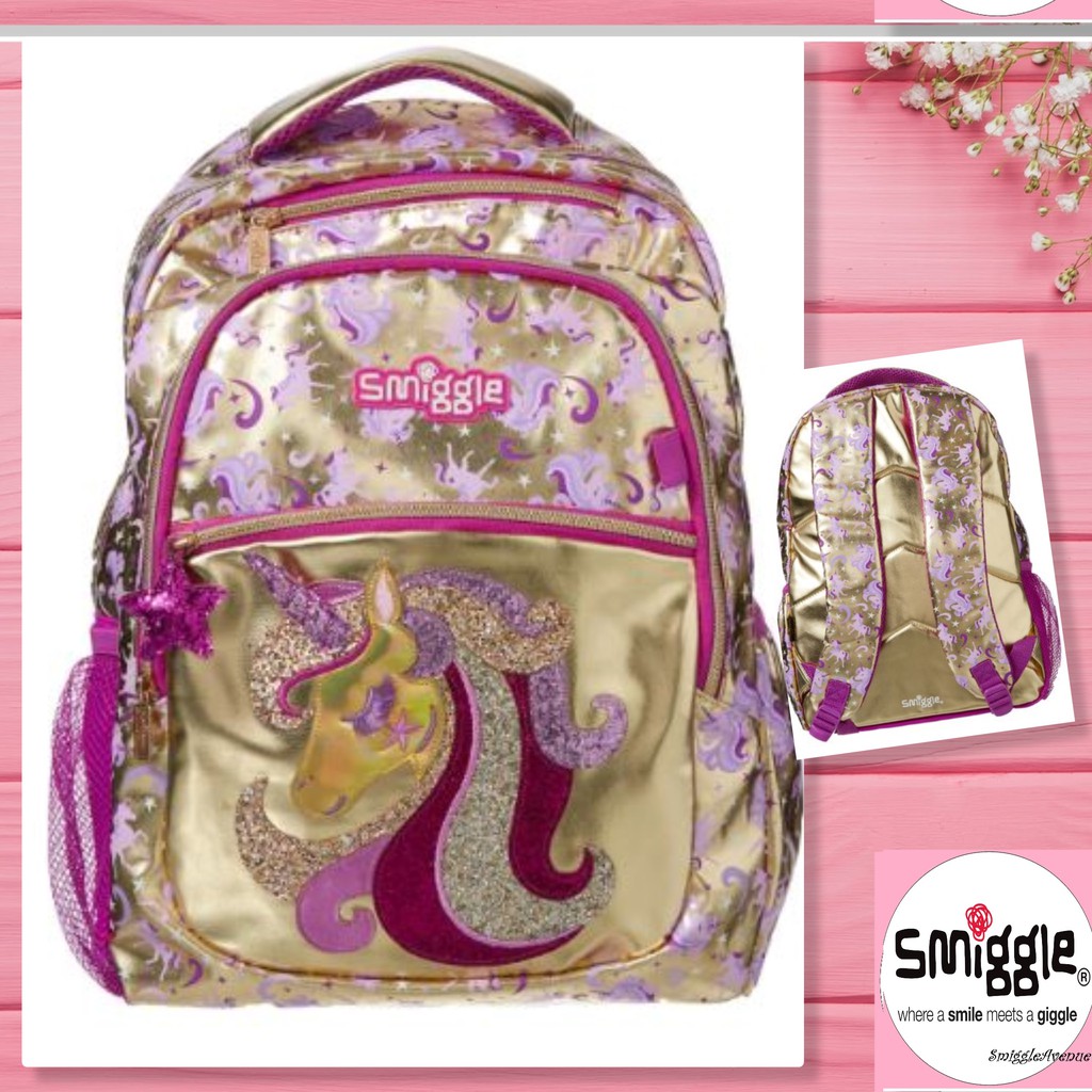 gold smiggle backpack