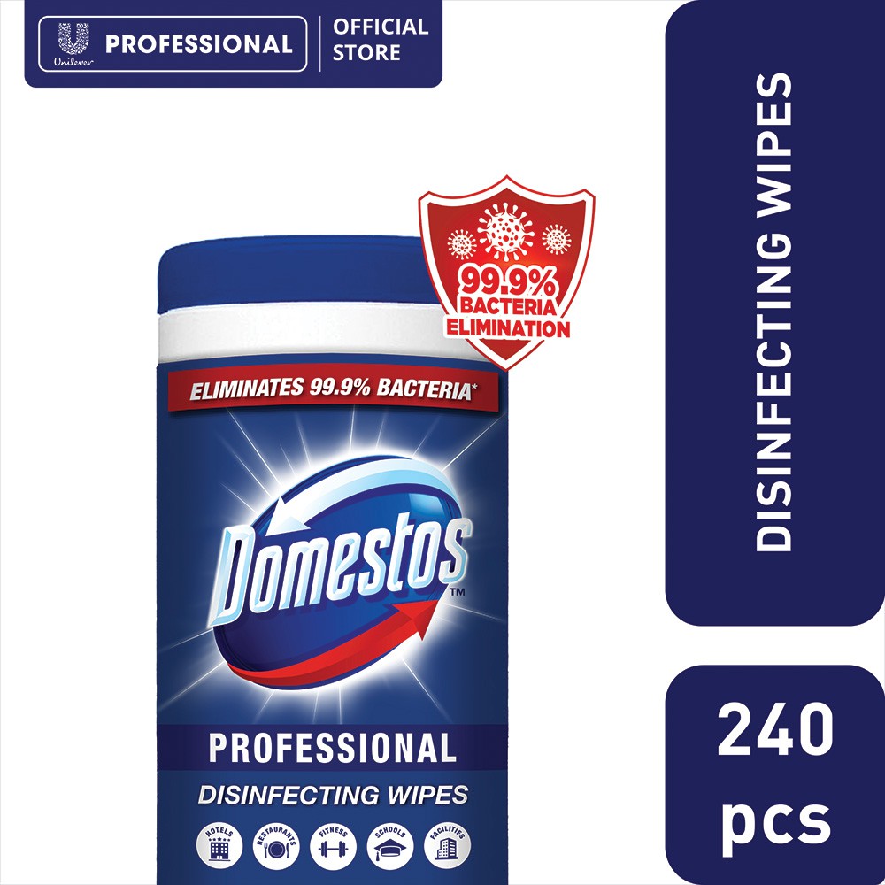 Domestos Pro Canister Wipes 240s Shopee Philippines