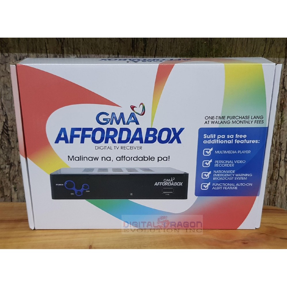 AUTHENTIC GMA AFFORDABOX Digital TV Receiver with Wholesale Price