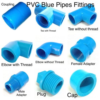 PVC FITTINGS BLUE PIPES/COD | Shopee Philippines