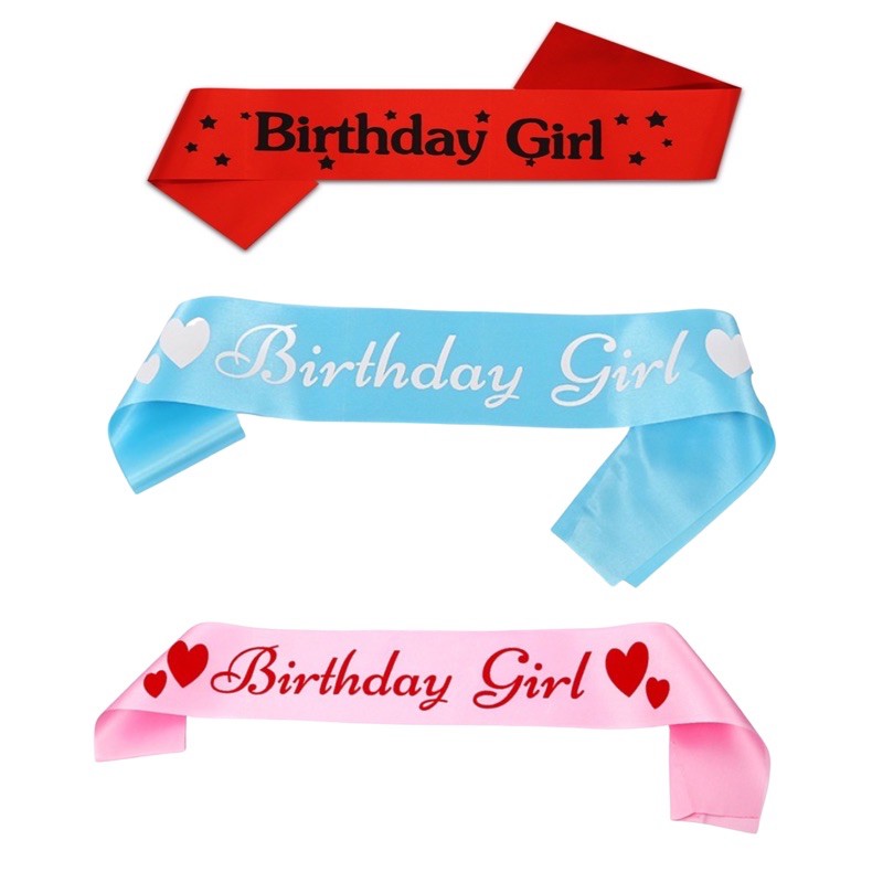 Birthday Girl Sash / Birthday Sash / Birthday Party Sash / Happy